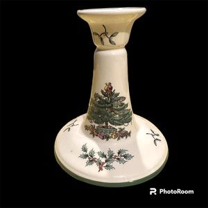 Spode Christmas 🎄 candlestick‎ holder beautiful!
